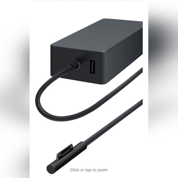 EXTRA LONG 10ft additional chords Microsoft Surface Charger Model 1706 65w - Picture 2 of 7